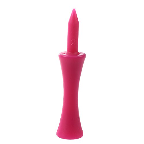 Diheohg 100 Stueck Golf Tee Doppelstock Hot Pink T SN006 60MM von Diheohg