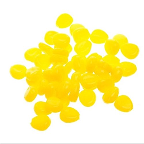 Diheohg 50 Stueck Karpfenfischen Mais schwebend Kuenstlich Koeder Maisschwimmen lockt Koeder Soft Simulation Lure Diheohg 50 Stueck Karpfenfischen Mais schwebend Kuenstlich Koeder Maisschwimmen lockt Koeder Soft Simulation Lure von Diheohg