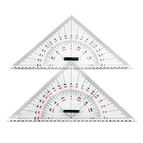 Diheohg Diagrammzeichnung Dreieckslineal für Schiffszeichnung 300 Mm GroßEs Dreieckslineal für die Entfernungsmessung von Diheohg