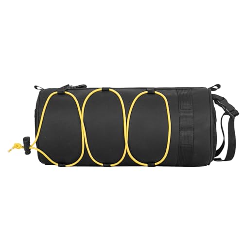 Diheohg Fahrradlenkertasche Fahrradaufbewahrungstasche Fahrräder Rahmentasche Rollertasche mit Wasserdichtem Reißverschluss Fahrradersatzzubehör Gelb von Diheohg