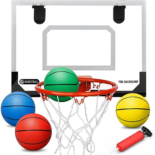 Mini Basketballkorb Basketball Hoop Set für Kinder Erwachsene, Indoor Basketball Board mit 4 Gummibällen, Party Gunsten für Home Office Tür Basketballbrett Wandmontage, Geschenk für Jungen Mädchen Mini Basketballkorb Basketball Hoop Set für Kinder Erwachsene, Indoor Basketball Board mit 4 Gummibällen, Party Gunsten für Home Office Tür Basketballbrett Wandmontage, Geschenk für Jungen Mädchen von Dilabnda