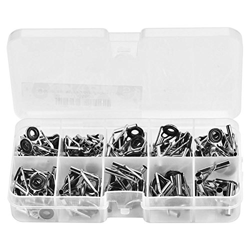 80 Stück Angelrute Reparatur Spitzenring, Edelstahl Keramik Rutenring Angelrute Spitze Reparatur Teile Rutenspitzen Reparaturset für Süßwasser Salzwasser 80 Stück Angelrute Reparatur Spitzenring, Edelstahl Keramik Rutenring Angelrute Spitze Reparatur Teile Rutenspitzen Reparaturset für Süßwasser Salzwasser von Dilwe