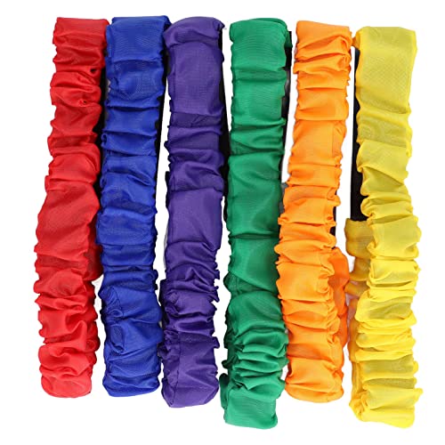 Dilwe 3-beinige Rennbänder, Strapazierfähiges Nylon, Elastisch, 2 Personen, 3 Bein, Fuß, Rennen, Spiel, Training, Erweiterungsrequisiten für Kinder von Dilwe