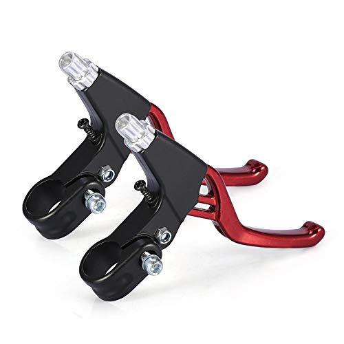 Dilwe Mountainbike-Bremshebel 1 Paar Fahrradlenker aus Aluminiumlegierung in 4 Farben, rot Dilwe Mountainbike-Bremshebel 1 Paar Fahrradlenker aus Aluminiumlegierung in 4 Farben, rot von Dilwe