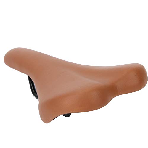 Dilwe Fahrradsattel, Comfort Atmungsaktiv Fahrradsitz Weicher Vintage Rennrad Fahrrad Sattel für Herren Damen Trekking Fahrradliebhabe (braun Dilwe Fahrradsattel, Comfort Atmungsaktiv Fahrradsitz Weicher Vintage Rennrad Fahrrad Sattel für Herren Damen Trekking Fahrradliebhabe (braun von Dilwe