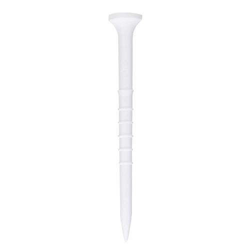 Dilwe Golf Tees, Kunststoff Weiß Golfball Nägel Halter Golf Training Zubehör für Frauen Männer 15 Pcs von Dilwe