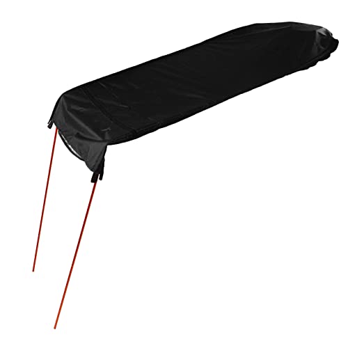 Dilwe Kajak-Sonnenschutzdach, wasserdichte, Tragbare, Faltbare Regenschirm-Markise für eine Person Zum Angeln Im Freien, (Black) von Dilwe
