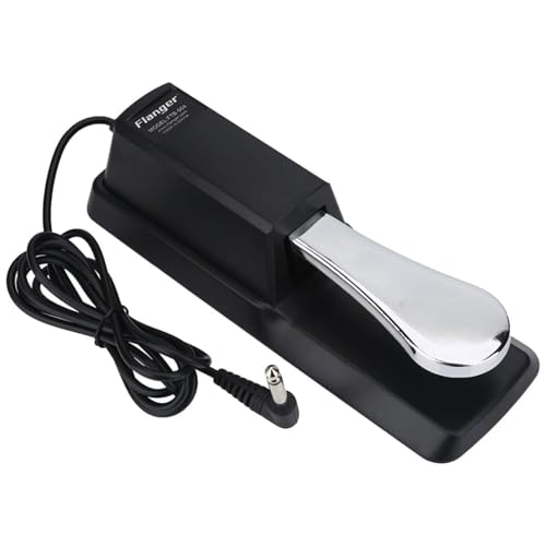 Dilwe Keyboard Sustain Pedal, Universal, Digital Klavier Fußpedal mit Rutschfester Unterseite, für wie Tyros usw. und Keyboards Dilwe Keyboard Sustain Pedal, Universal, Digital Klavier Fußpedal mit Rutschfester Unterseite, für wie Tyros usw. und Keyboards von Dilwe