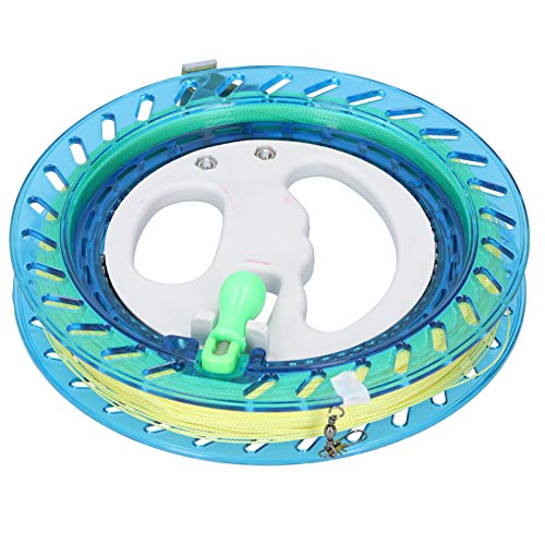 Dilwe Kite Reel, Leichter ABS Griff Flying Winder Tool Blade Hollow Kite Reel mit 200 Meter Schnur Dilwe Kite Reel, Leichter ABS Griff Flying Winder Tool Blade Hollow Kite Reel mit 200 Meter Schnur von Dilwe