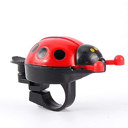 Dilwe Ladybug Fahrradklingel, Laut Ton Fahrradklingel Ring Fahrrad Lenker Glocke für Kinder Kleinkind Outdoor Fun von Dilwe