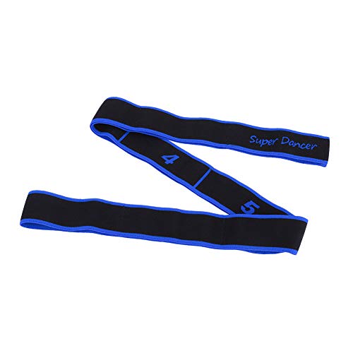 Dilwe Stretchband Fitness, 8 Loops Resistance Fitnessbänder Trainingsbänder für Balletttanz Yoga Pilates Gymnastik Pullup Assist/Muskelaufbau/Stretching/Physiotherapie und Mehr(Blau) von Dilwe