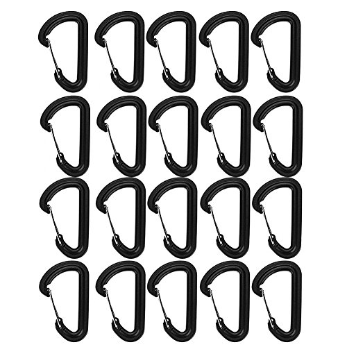 Karabiner Klein Kunststoff Locking 20 Stücke Kunststoff D Form Karabiner Quick Link Keychain für Outdoor Sports Angeln Wandern Klettern Karabiner Klein Kunststoff Locking 20 Stücke Kunststoff D Form Karabiner Quick Link Keychain für Outdoor Sports Angeln Wandern Klettern von Dilwe