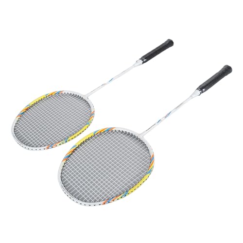 Leichte Badmintonschläger aus Carbon, Hochspannungssaite, Schaft aus Aluminiumlegierung, mit Aufbewahrungstasche, für Erwachsene, Jugendliche, Männer, Frauen, Studenten von Dilwe