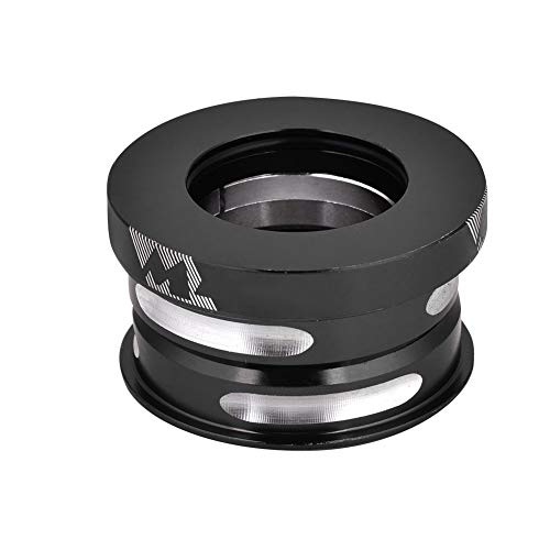 Dilwe Fahrrad-Headset, Aluminiumlegierung, massiv, 44 mm, internes versiegeltes Fahrradlager-Headset, Zubehör für Mountainbike, schwarz Dilwe Fahrrad-Headset, Aluminiumlegierung, massiv, 44 mm, internes versiegeltes Fahrradlager-Headset, Zubehör für Mountainbike, schwarz von Dilwe