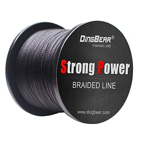 Dingbear 109Yd/100m 135LB/0.60mm Schwarz Stark Ziehen Sie Generische Geflochtenen Angelschnur Angelschnur Fisch Linien von Dingbear