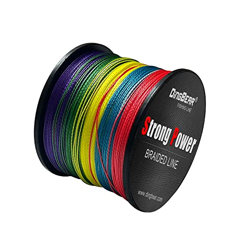 Dingbear 437Yd/400m 40LB/0.28mm Mehrfarbiger Regenbogen Stark Ziehen Sie Generische Geflochtenen Angelschnur Angelschnur Fisch Linien Dingbear 437Yd/400m 40LB/0.28mm Mehrfarbiger Regenbogen Stark Ziehen Sie Generische Geflochtenen Angelschnur Angelschnur Fisch Linien von Dingbear