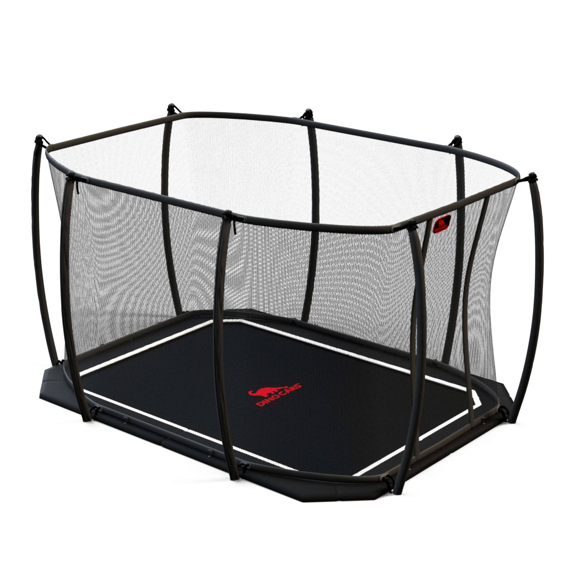 Dino Cars Trampolin "Flat Level" inkl. Sicherheitsnetz, 305x225 cm Dino Cars Trampolin "Flat Level" inkl. Sicherheitsnetz, 305x225 cm von Dino Cars