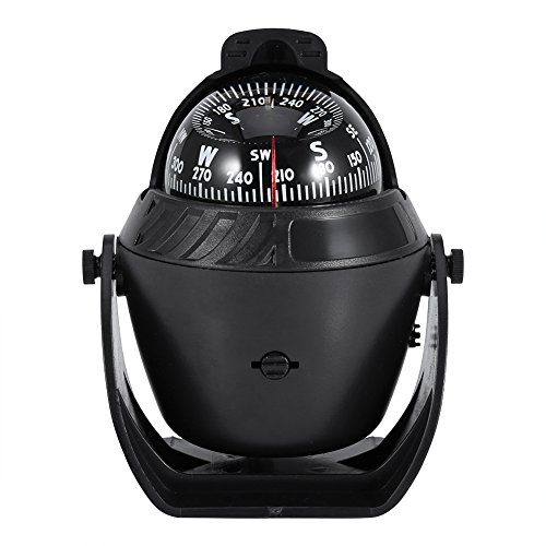 Digital Marine Kompass, Hoher Präzisions LED Schwenkender Kompass Elektronischer Navigations Kompass für Marine Boots Auto von Dioche