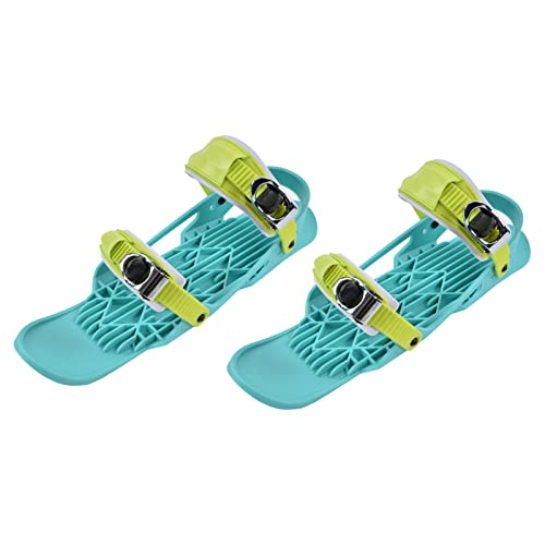 Schneescooter, Skischuhe, 1 Paar Mini-Ski-Skates, Tragbare Winter-Schnee-Skates, Verstellbare Snowboard-Schuhe mit Metallschnalle, Abfahrtsski für Skisport Im Freien von Dioche