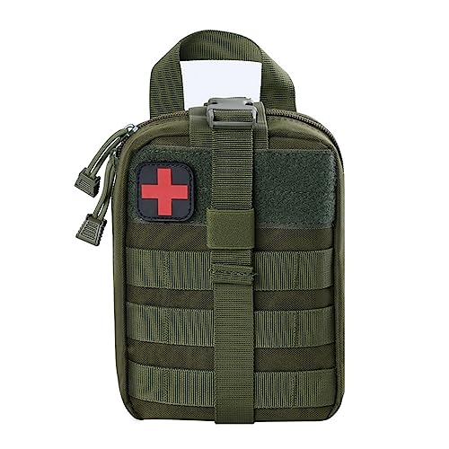 Tactical Erste Hilfe Tasche, Outdoor Medical Erste Hilfe Tasche Klettern Notfall Etui Utility Case(Grün) von Dioche