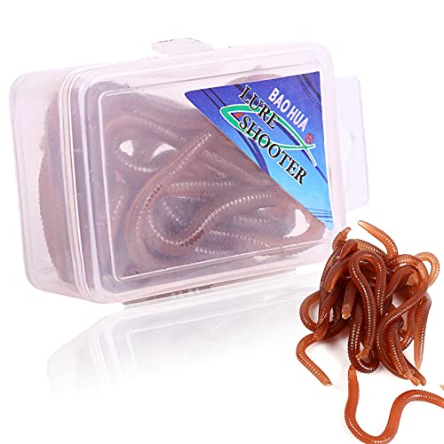 Worm-Shaped Fischköder, 10cm lebensechte Fischgeruch weichen Fischköder Köder mit Box für Fischer Worm-Shaped Fischköder, 10cm lebensechte Fischgeruch weichen Fischköder Köder mit Box für Fischer von Dioche