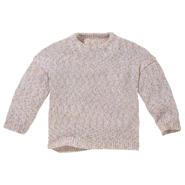 disana - Kid's Baumwoll-Pullover Spray - Pullover Gr 122/128 grau von Disana