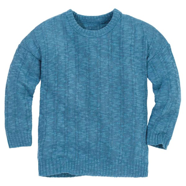 disana - Kid's Leinen-Pullover - Pullover Gr 110/116 blau von Disana