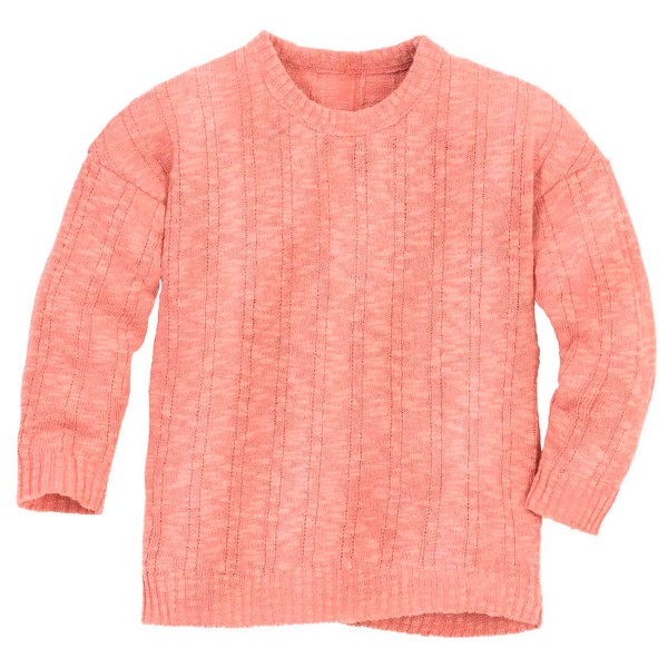 disana - Kid's Leinen-Pullover - Pullover Gr 122/128 rot von Disana