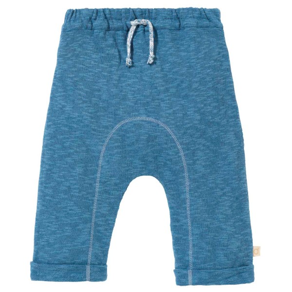 disana - Kid's Leinen-Strickhose - Freizeithose Gr 62/68 blau von Disana