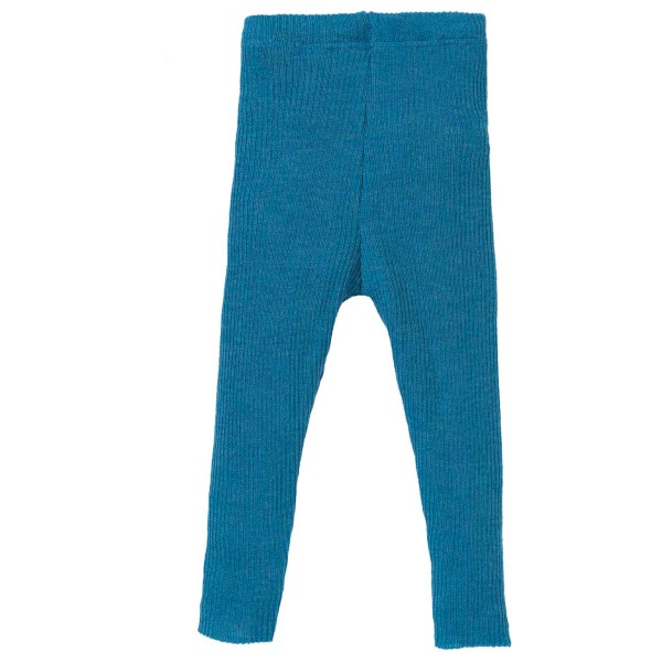 disana - Kid's Strick-Leggings Light - Leggings Gr 74/80 blau von Disana