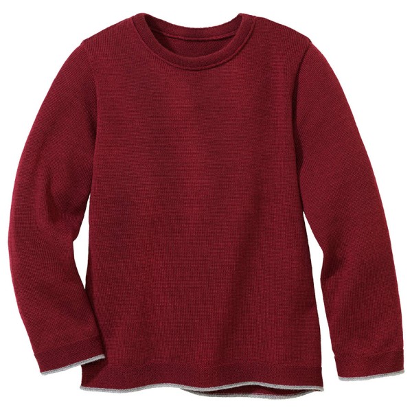 disana - Kid's Strick-Pullover Gr 86/92 rot von Disana