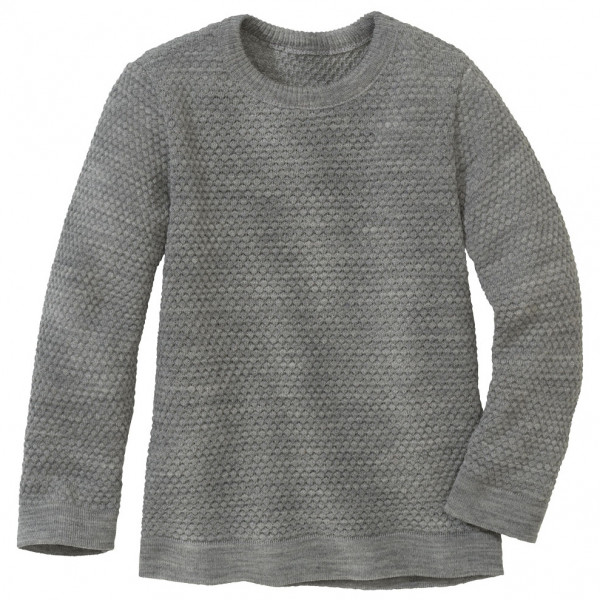 disana - Kid's Wabenstrick-Pullover - Wollpullover Gr 134/140 grau disana - Kid's Wabenstrick-Pullover - Wollpullover Gr 134/140 grau von Disana