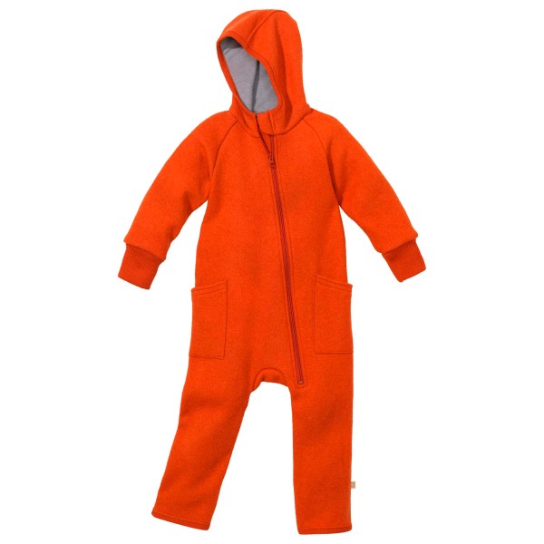 disana - Kid's Zipp-Overall - Overall Gr 86/92 rot von Disana