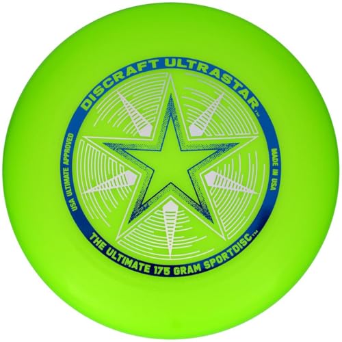 Discraft Ultrastar Frisbee, grün, 175G Discraft Ultrastar Frisbee, grün, 175G von Discraft