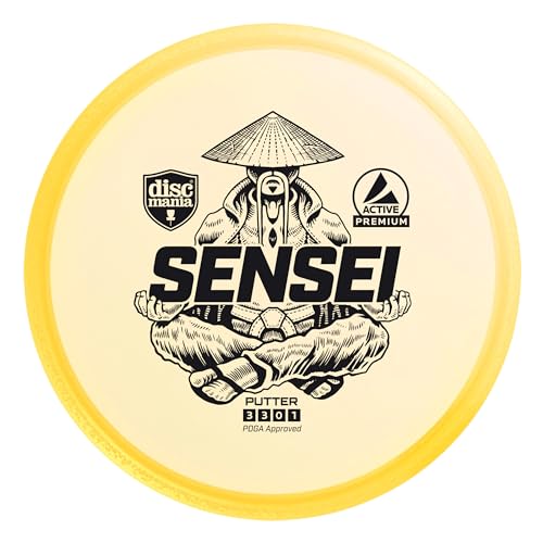 Discgolf Putter Premium Sensei 3/3/0/1, Gelb Discgolf Putter Premium Sensei 3/3/0/1, Gelb von Discmania