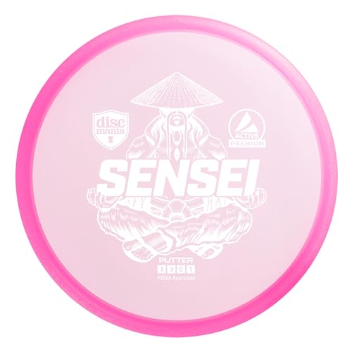 Discgolf Putter Premium Sensei 3/3/0/1, Pink Discgolf Putter Premium Sensei 3/3/0/1, Pink von Discmania
