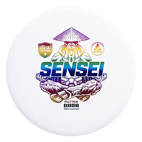 Discmania Disc Golf Active-line Sensei Putter weiß Golfscheibe, M von Discmania