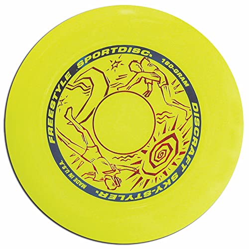 Discraft 802010-106 - Sky Styler Sport Disc, 160 g, Fluorescent Yellow von Discraft