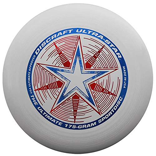 Discraft Unisex – Erwachsene Ultrastar Frisbeescheibe, Weiß, 27,5cm von Discraft