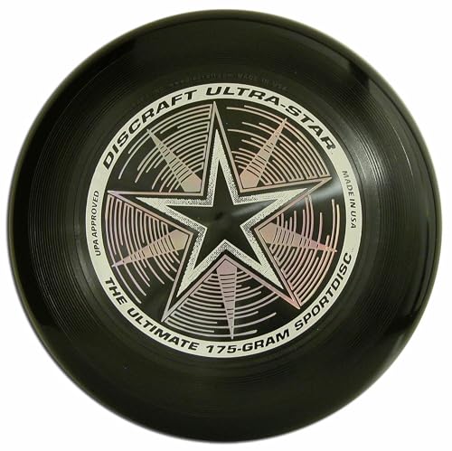 New Games - Frisbeesport Unisex – Erwachsene Ultrastar Frisbeescheibe, Schwarz, 27,5cm New Games - Frisbeesport Unisex – Erwachsene Ultrastar Frisbeescheibe, Schwarz, 27,5cm von Discraft
