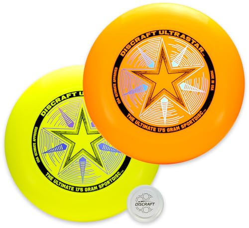 Ultrastar Neon 2er-Pack – Professionelles Standard-Scheiben-Set – Lebendiges Orange und Gelb von Discraft