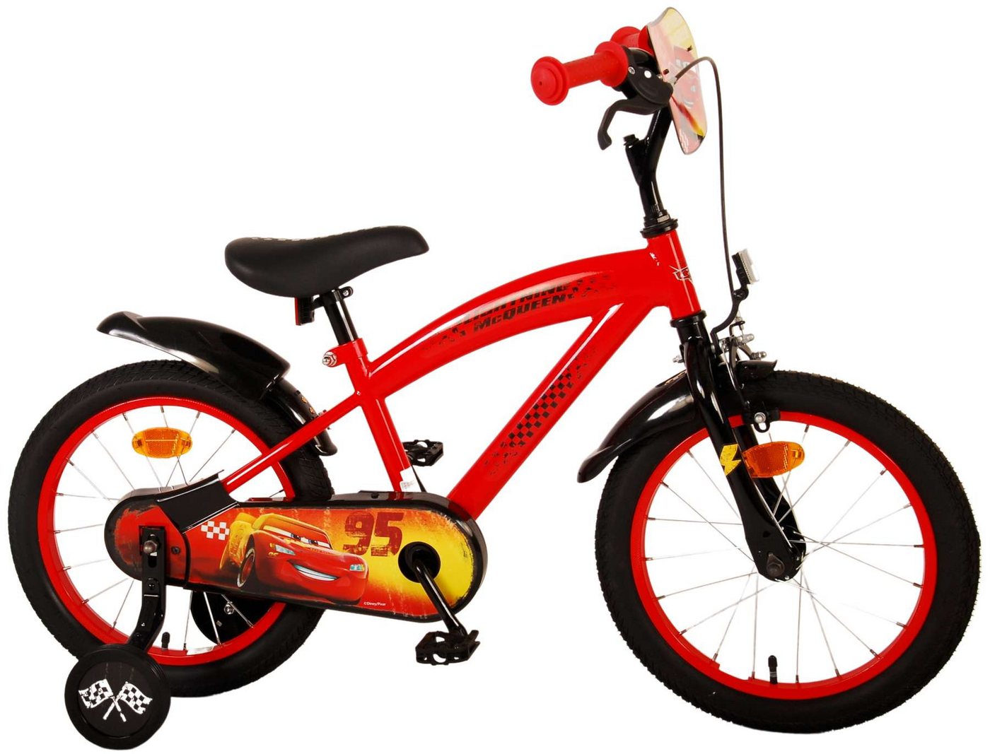Disney Cars Kinderfahrrad Jungen - Lightning McQueen - Rot - verschiedene Größen - bis 60 kg, Luftbereifung, einstellbare Lenkerhöhe, Rücktrittbremse, Stahlfelgen Disney Cars Kinderfahrrad Jungen - Lightning McQueen - Rot - verschiedene Größen - bis 60 kg, Luftbereifung, einstellbare Lenkerhöhe, Rücktrittbremse, Stahlfelgen von Disney Cars