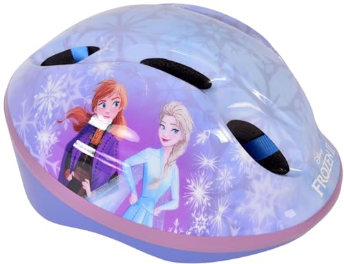 Disney Frozen 2 Kinder Tüv/GS-Vélo et Skate La Reine des Neiges 2 Deluxe-Taille 51-55 cm Kinderschutzhelm für Fahrrad, Blau, Unique von Frozen