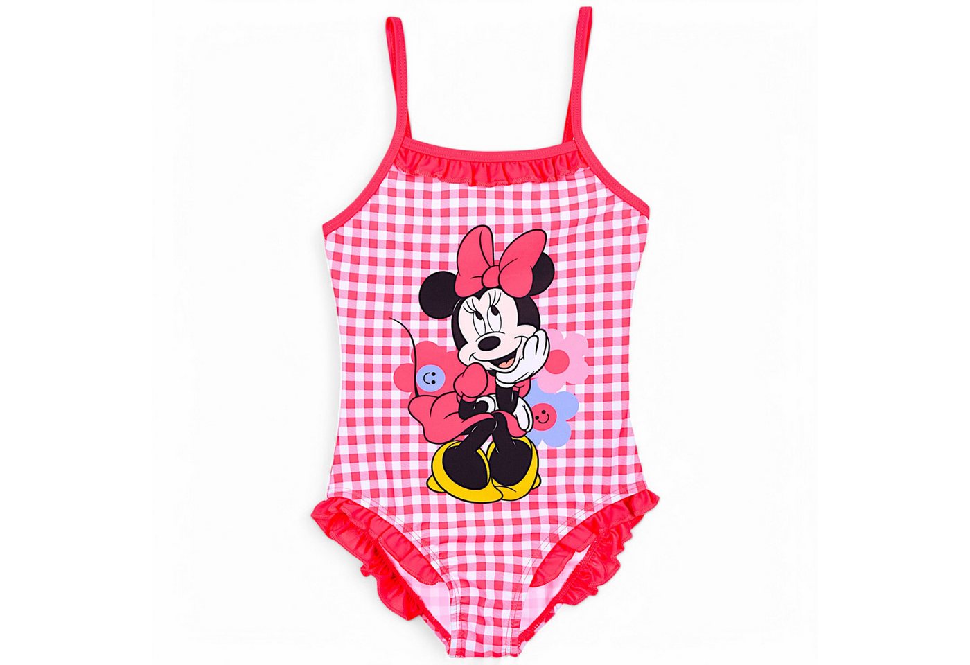Disney Minnie Mouse Badeanzug Minnie Maus Mädchen Schwimmanzug kariert Gr. 98 - 128 cm Disney Minnie Mouse Badeanzug Minnie Maus Mädchen Schwimmanzug kariert Gr. 98 - 128 cm von Disney Minnie Mouse
