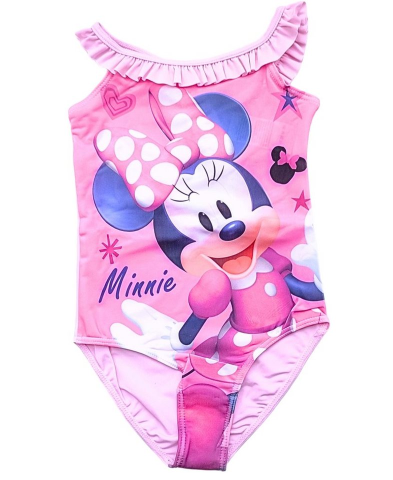 Disney Minnie Mouse Badeanzug Minnie Maus Mädchen Schwimmanzug mit Rüschendetails Gr. 98 - 128 cm Disney Minnie Mouse Badeanzug Minnie Maus Mädchen Schwimmanzug mit Rüschendetails Gr. 98 - 128 cm von Disney Minnie Mouse