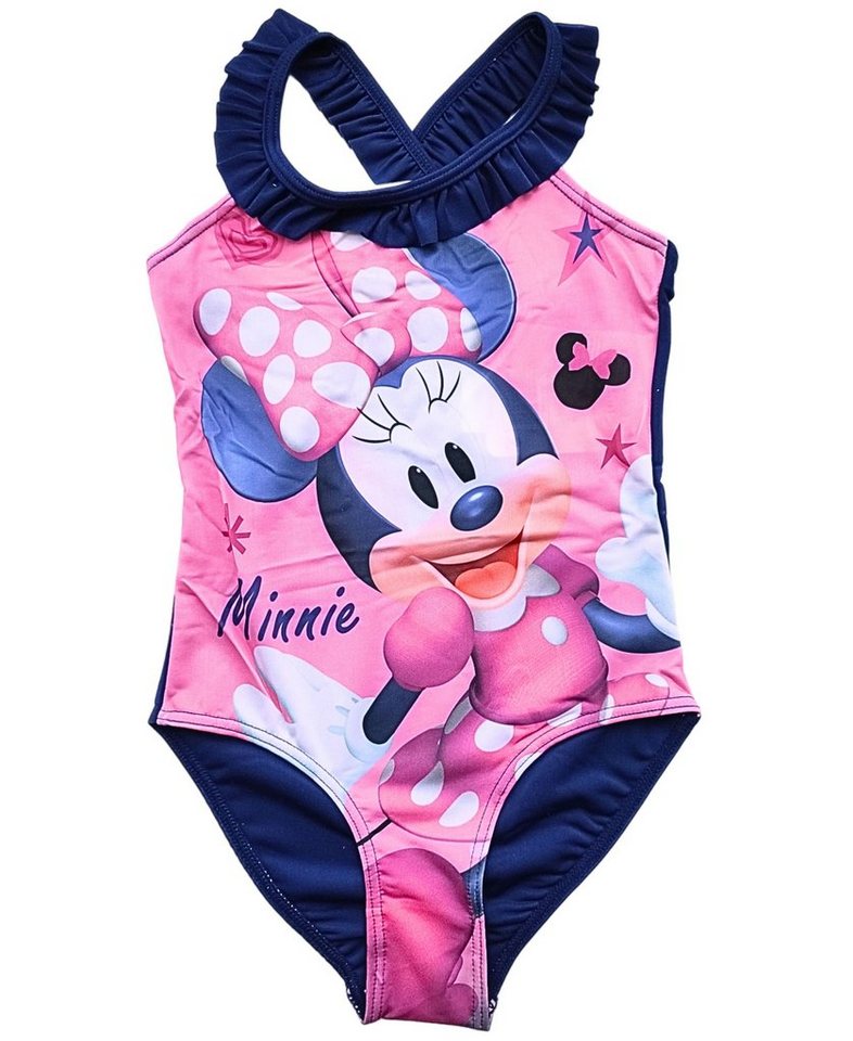 Disney Minnie Mouse Badeanzug Minnie Maus Mädchen Schwimmanzug mit Rüschendetails Gr. 98 - 128 cm Disney Minnie Mouse Badeanzug Minnie Maus Mädchen Schwimmanzug mit Rüschendetails Gr. 98 - 128 cm von Disney Minnie Mouse