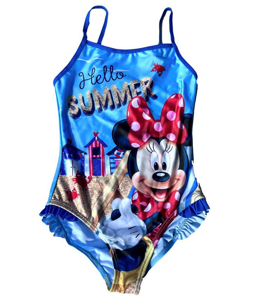 Disney Minnie Mouse Badeanzug Minnie Mouse hello summer Badeanzug Mädchen 7 / 8 Jahre von Disney Minnie Mouse