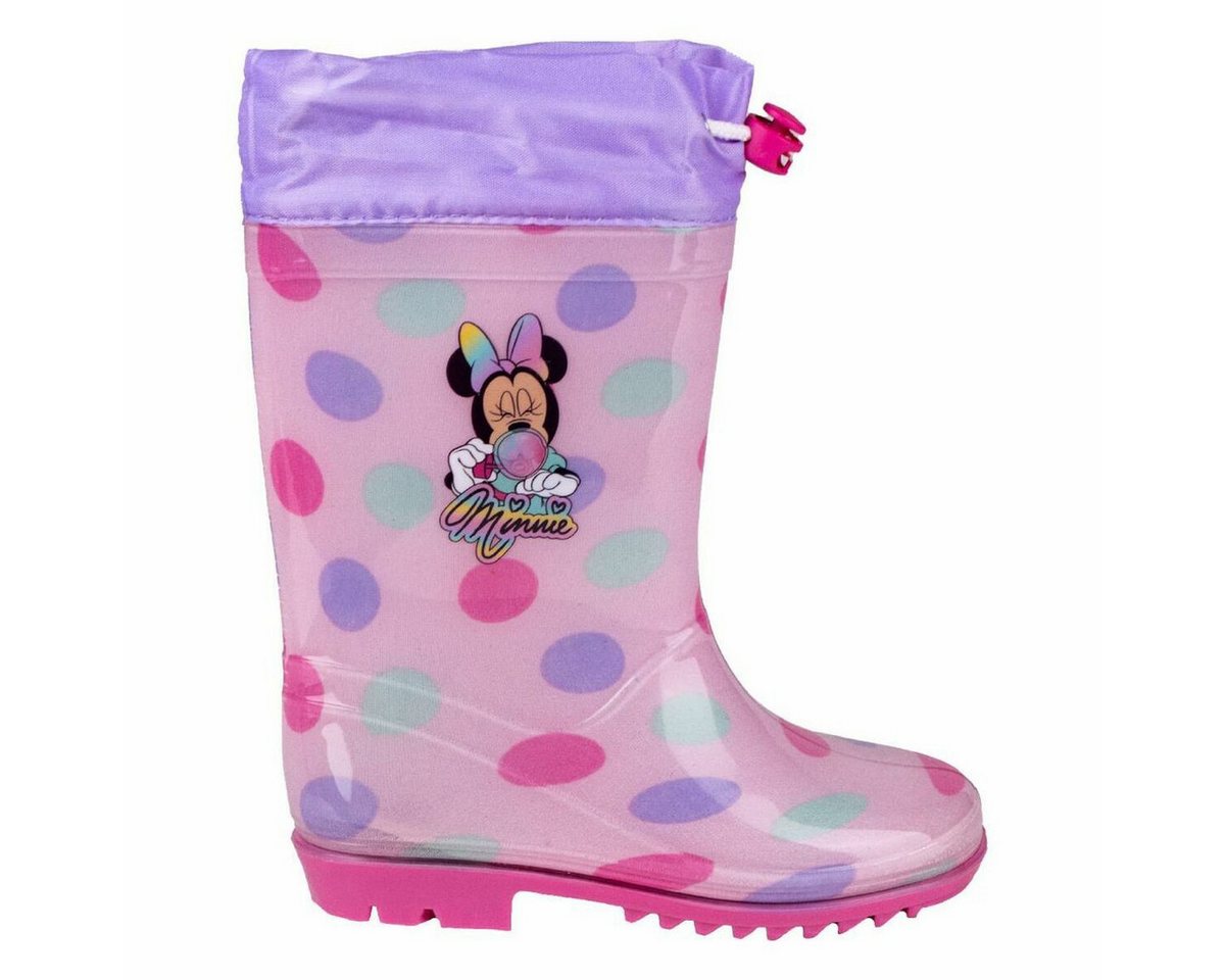 Disney Minnie Mouse Stiefel Kinder Gummistiefel Minnie Mouse Rosa von Disney Minnie Mouse