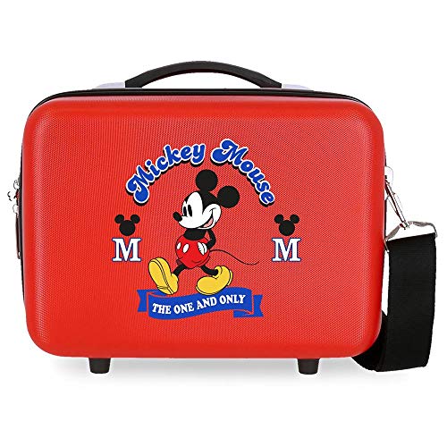 Disney Have a good day Mickey Anpassungsfähiger Schönheitsfall Rot 29x21x15 cms ABS von Disney