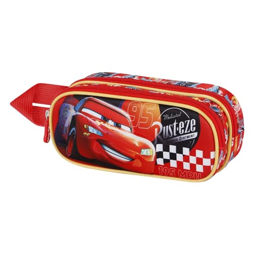 Disney Cars 3 Bumper-3D Doppelfedermäppchen, Rot, 22 x 9,5 cm Disney Cars 3 Bumper-3D Doppelfedermäppchen, Rot, 22 x 9,5 cm von Disney